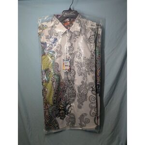 Robert Graham "Marky Mark" Men's 3XL Shirt New With Hanger/Tags $398 Retail